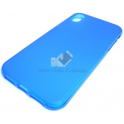 Capa de Gel Azul Iphone XR